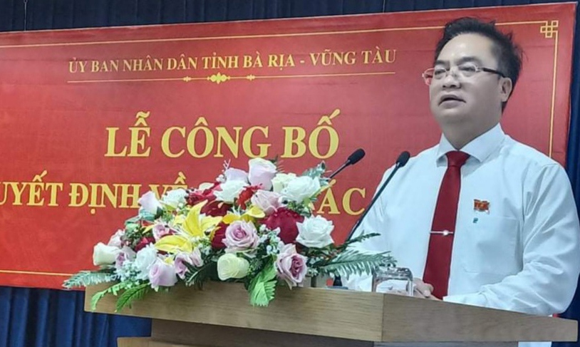 Ông Hoàng Vũ Thảnh được giao quyền Chủ tịch UBND thành phố Vũng Tàu